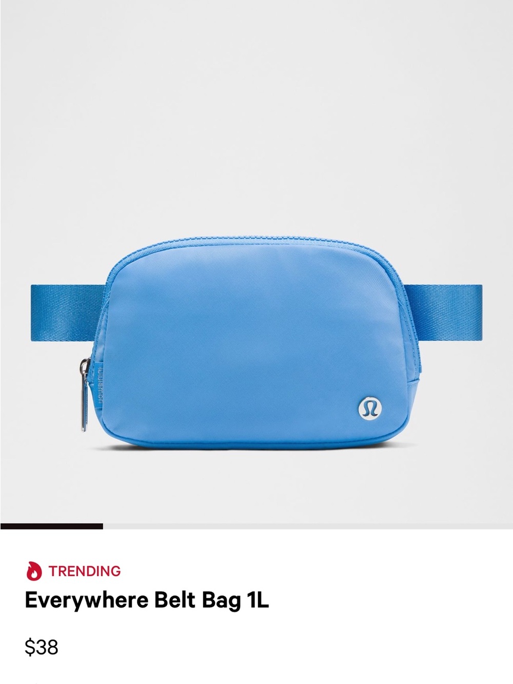 lululemon athletica Everywhere Belt Bag 1L — Bright Blue